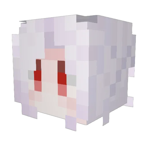 IIIIIIlIIl Minecraft avatar head, 3D render