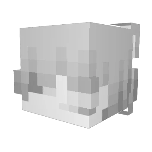 IIIIIlIllIlIII Minecraft avatar head, 3D render