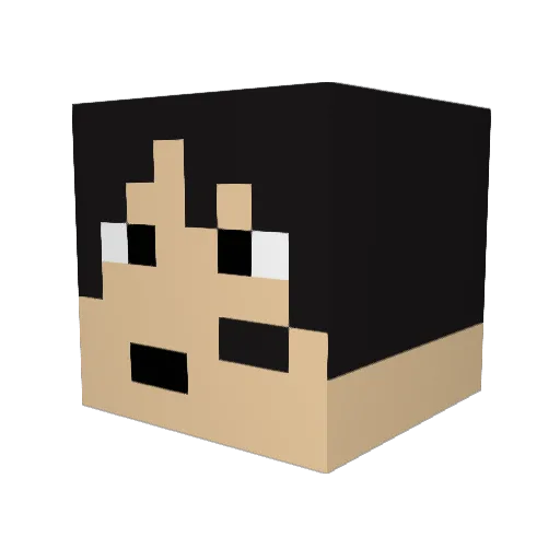 IIIaPIIeHb Minecraft avatar head, 3D render