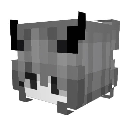 IIInpoTka Minecraft avatar head, 3D render