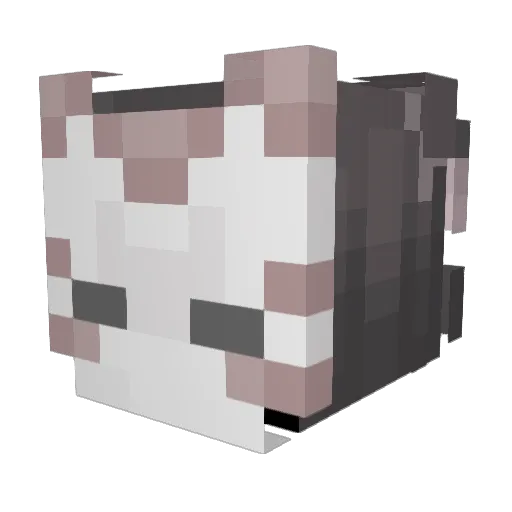IIKYDENII Minecraft avatar head, 3D render