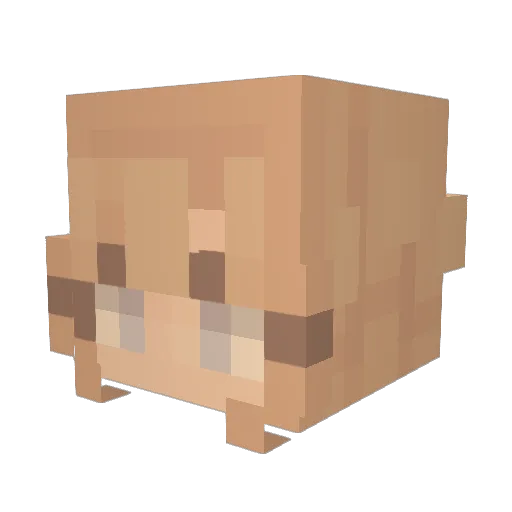 IILexiII Minecraft avatar head, 3D render