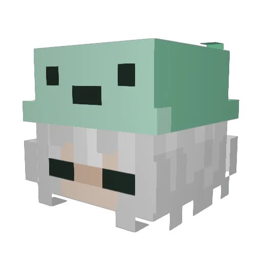 IILumiii Minecraft avatar head, 3D render