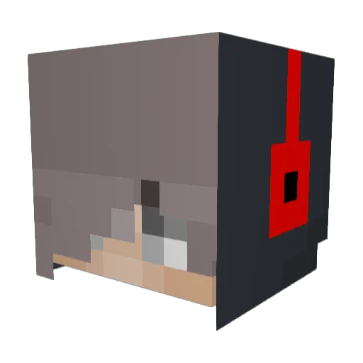 IIMOHAMED_X Minecraft avatar head, 3D render