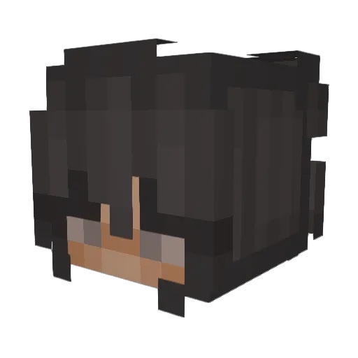 IINightyII Minecraft avatar head, 3D render