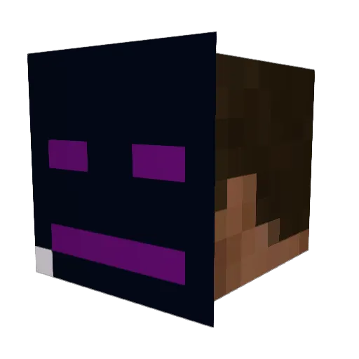 IIOFRADERII Minecraft avatar head, 3D render