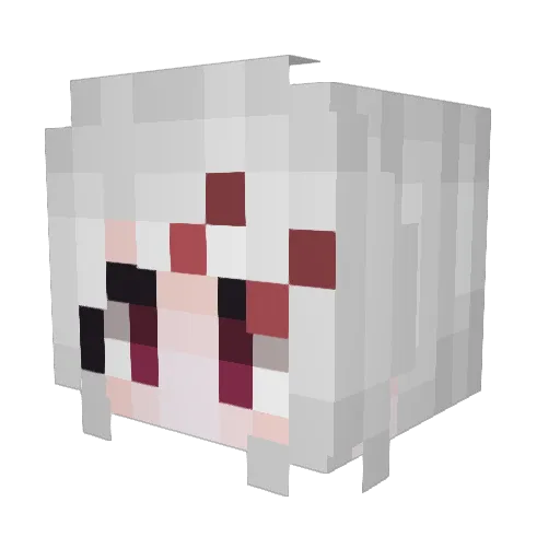 IIPIERR3II Minecraft avatar head, 3D render