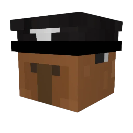 IISky11 Minecraft avatar head, 3D render