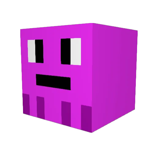 IISky Minecraft avatar head, 3D render