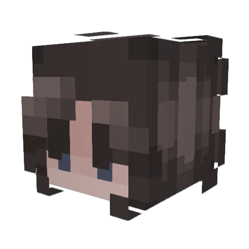 IISunsetRxses Minecraft avatar head, 3D render
