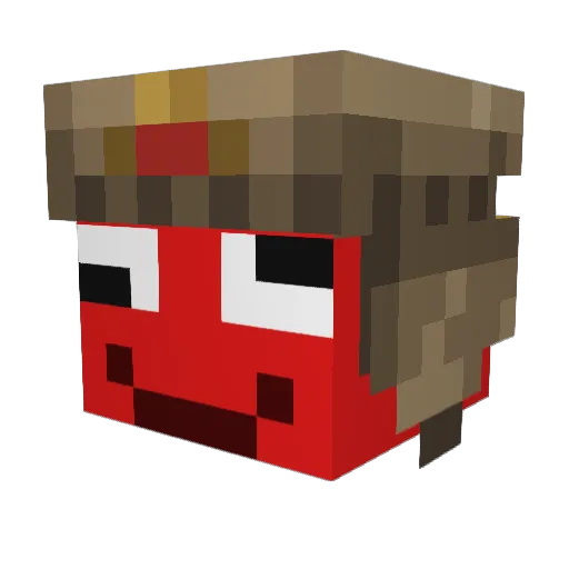 IITinchoII Minecraft avatar head, 3D render