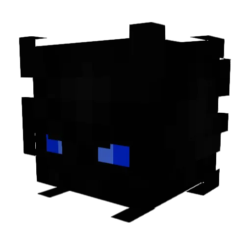 IIZHQ55 Minecraft avatar head, 3D render