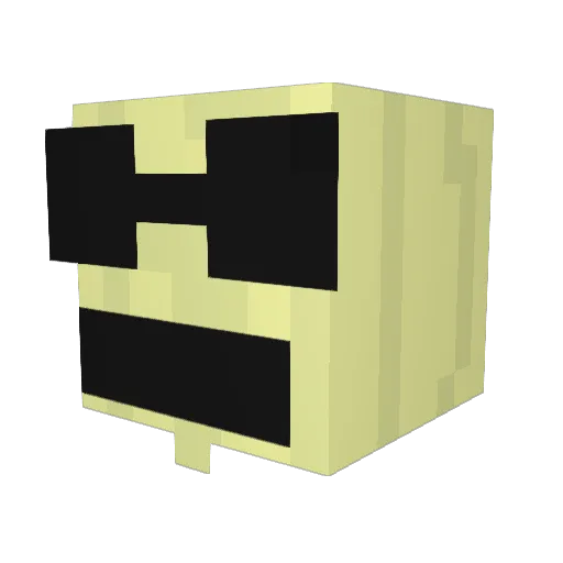 II_BravoPhox_II Minecraft avatar head, 3D render