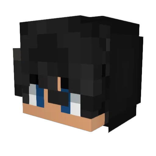 II_Brie_II Minecraft avatar head, 3D render