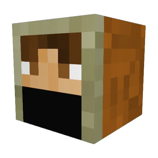 II_Charles_II Minecraft avatar head, 3D render