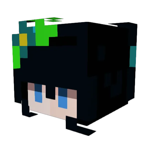 II_Grace_II Minecraft avatar head, 3D render