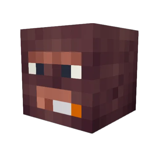II_MadMax_II Minecraft avatar head, 3D render