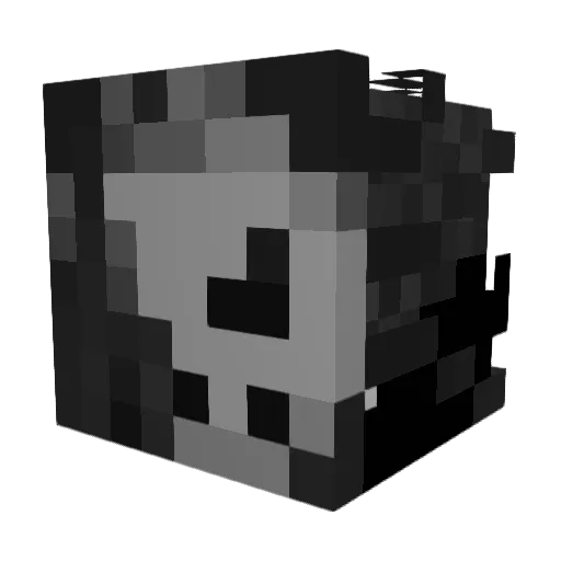 II_Nustes Minecraft avatar head, 3D render