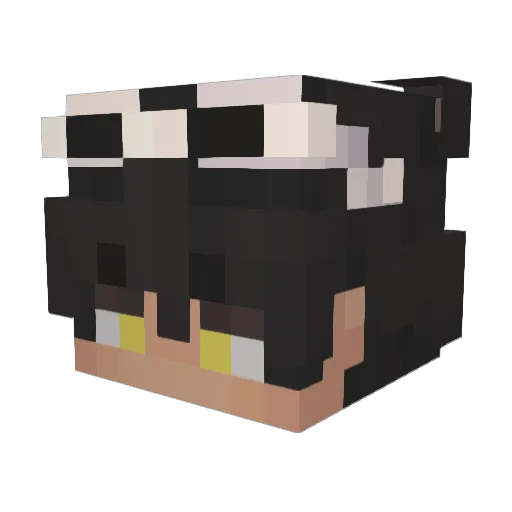 II__BUBUL__II Minecraft avatar head, 3D render