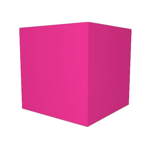IIick Minecraft avatar head, 3D render