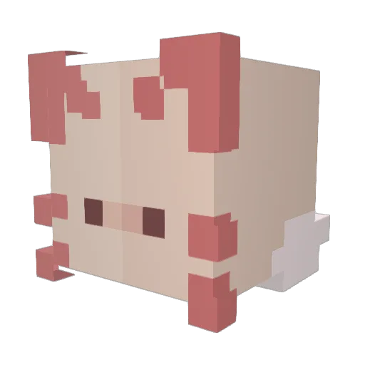 IInertiiia Minecraft avatar head, 3D render