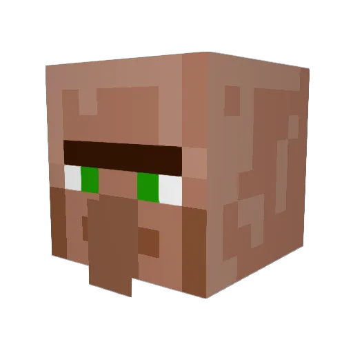 IIramo Minecraft avatar head, 3D render