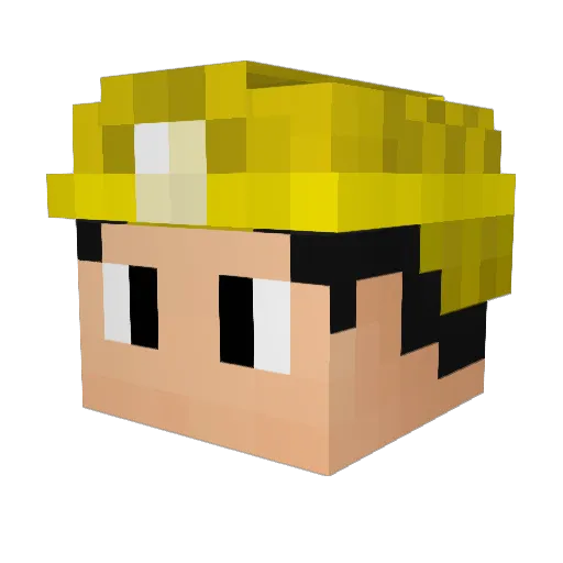 IIsmaell Minecraft avatar head, 3D render