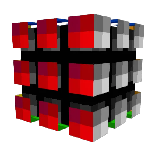 IJ2718 Minecraft avatar head, 3D render