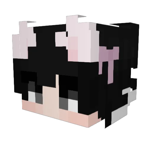 IJ2Q Minecraft avatar head, 3D render