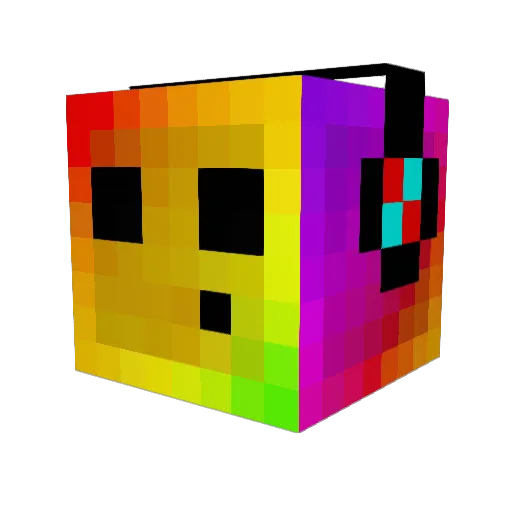 IJD420 Minecraft avatar head, 3D render