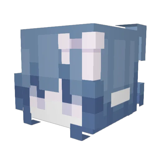 IJE Minecraft avatar head, 3D render