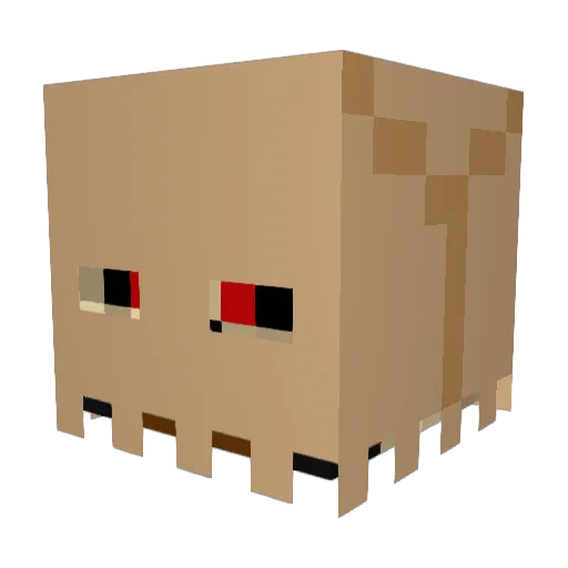 IJustDabble Minecraft avatar head, 3D render