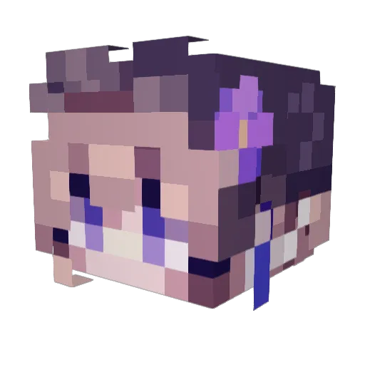 IJustWanna_ Minecraft avatar head, 3D render