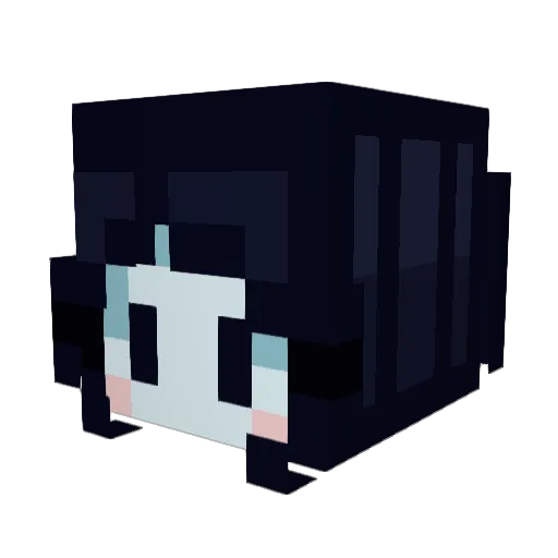 IKARA4KAI Minecraft avatar head, 3D render