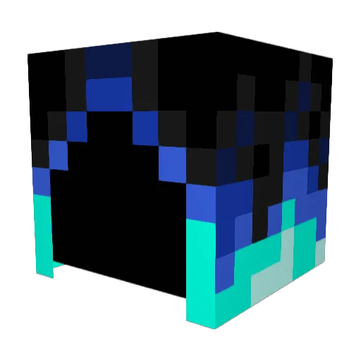 IKE13Master Minecraft avatar head, 3D render