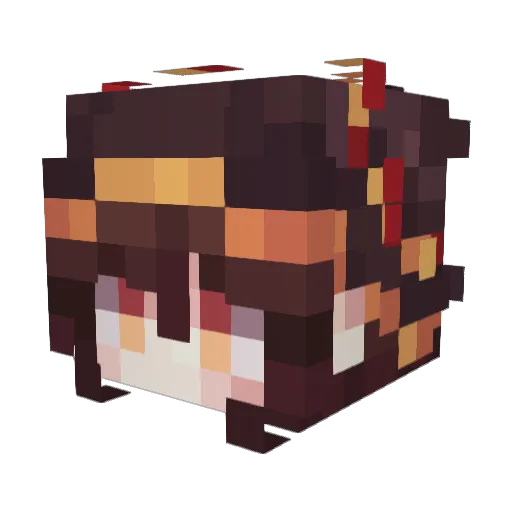 IKEAproDUde Minecraft avatar head, 3D render