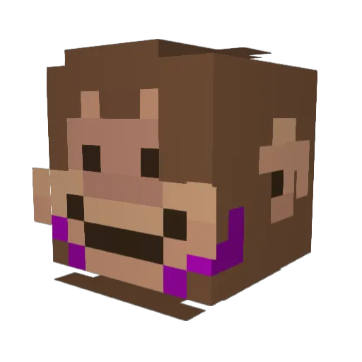 IKNOW6815 Minecraft avatar head, 3D render