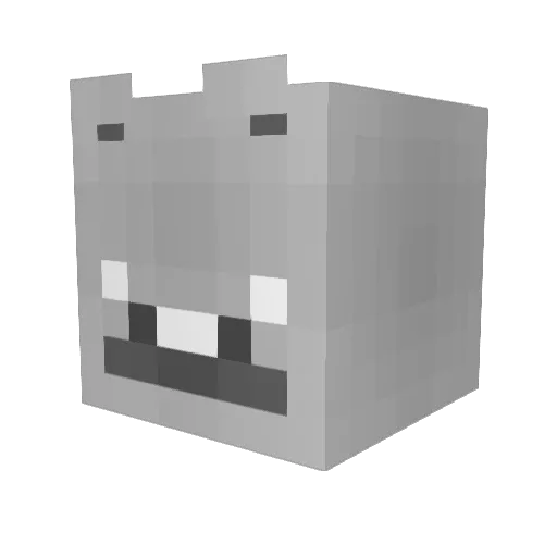 IKORI94 Minecraft avatar head, 3D render