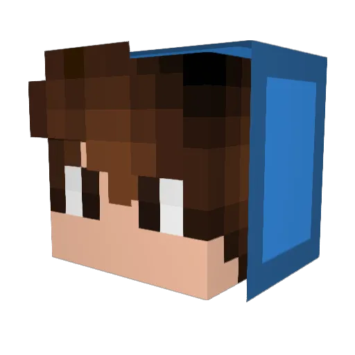 IKTBog20 Minecraft avatar head, 3D render