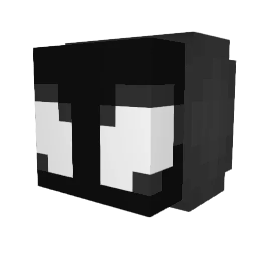 IKYBLUE19 Minecraft avatar head, 3D render