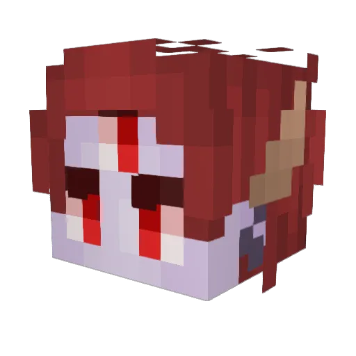 IKeL29 Minecraft avatar head, 3D render