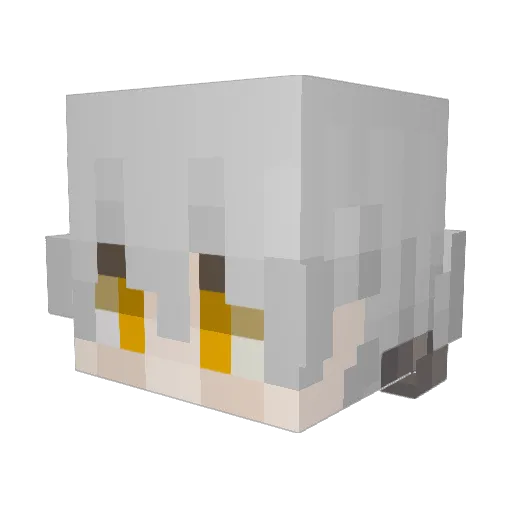 IKeepI Minecraft avatar head, 3D render