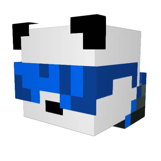 IKilledWater Minecraft avatar head, 3D render