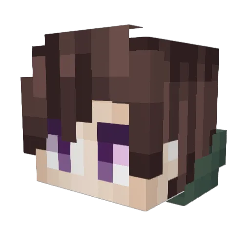 IKiritokunI Minecraft avatar head, 3D render