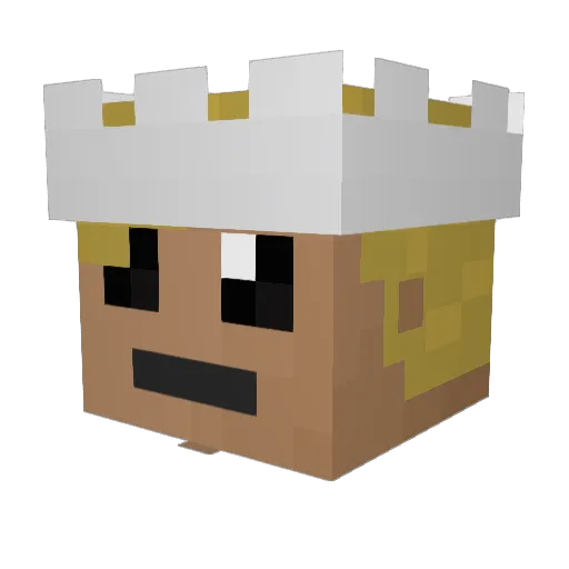 IKnowMyAlphabet Minecraft avatar head, 3D render
