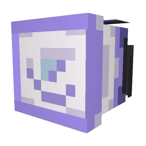 IL22 Minecraft avatar head, 3D render