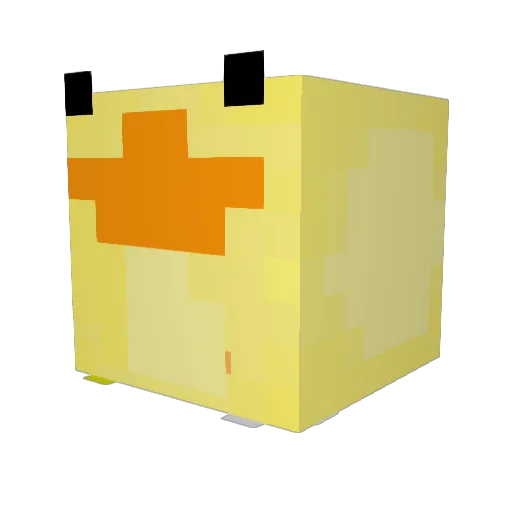 ILFENAG Minecraft avatar head, 3D render