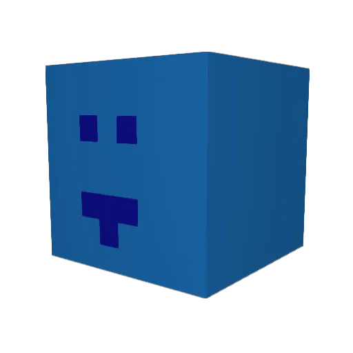 ILF_Gamer Minecraft avatar head, 3D render