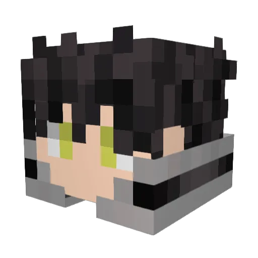 ILGRIFFATORE Minecraft avatar head, 3D render