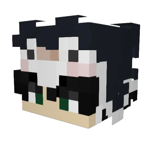 ILIKETOJUMP217 Minecraft avatar head, 3D render